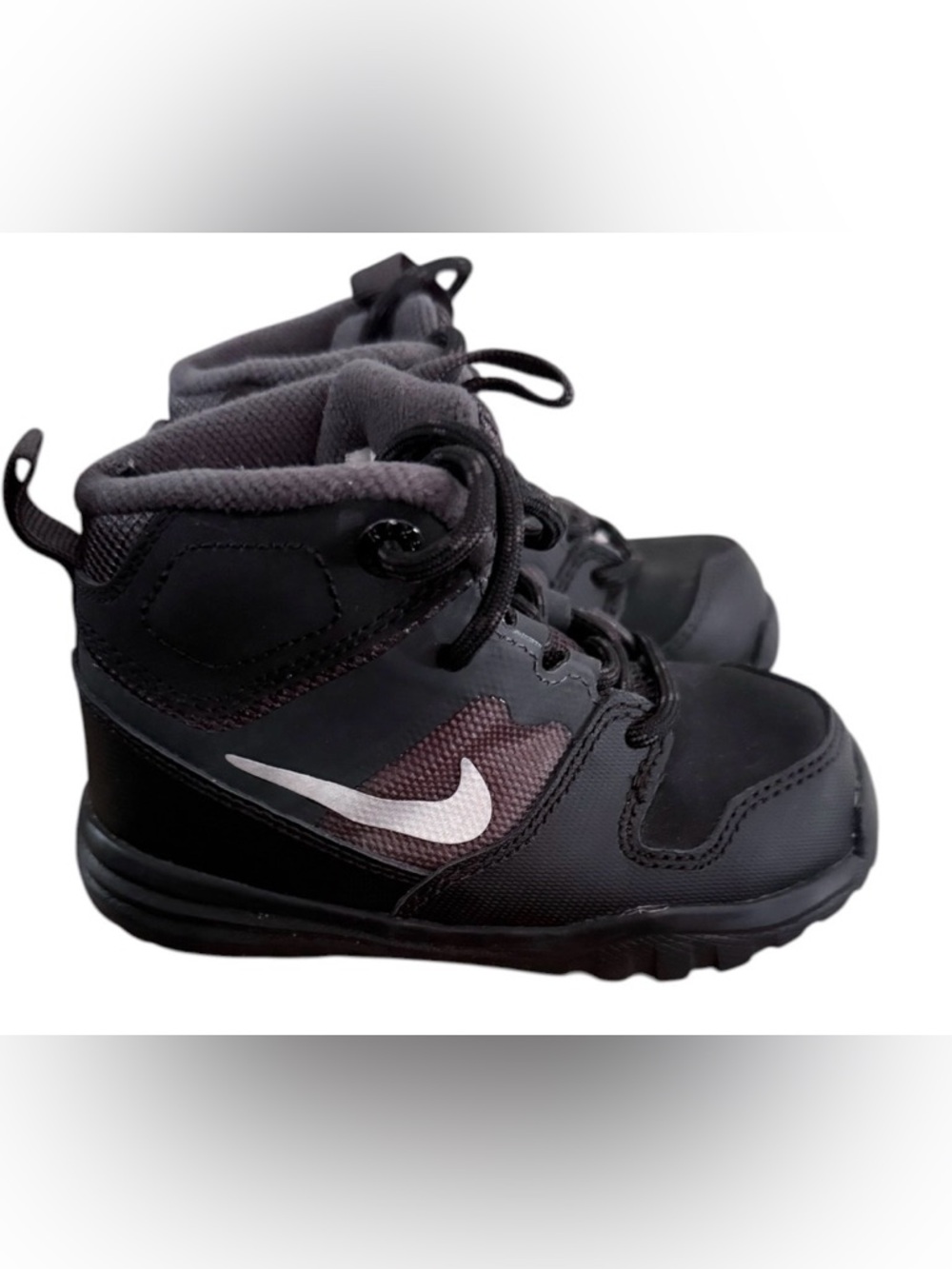 Nike‎ Dual Fusion H2O Repel Toddler Sneakers Boots 7C baby toddler Black Gray
